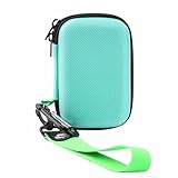 FboxBK Mini Universal Portable Battery Charger Case, Hard Accessories Pouch Cover, Carrying Case for Battery Tank Holder (Tahiti Blue)