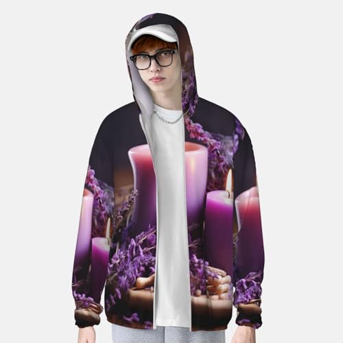 Chaqueta con protección solar UPF 50+ manga larga y capucha miniatura 3