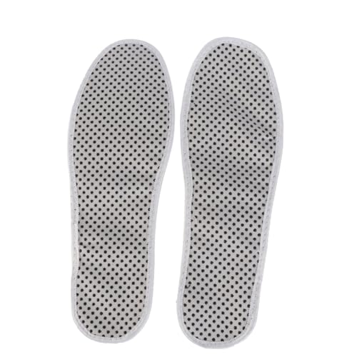 FRCOLOR Pair Insole Foot Pads for of Feet Magnetic Massage Foot Inserts Warm Shoe Inserts Slipper Soles for Crochet Thermal Shoe Inserts Thermal Foot Inserts White Warmer Heating