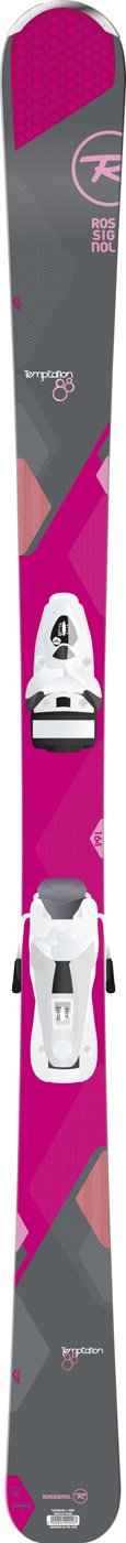 Rossignol sci Temptation 88 Open + attacchi Saphir 110 – Confezione – donna – rosa, - pink