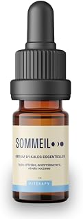 Sérum Sommeil Naturel, Améliore la Qualité du Sommeil & Réduit les Réveils Nocturnes, Huiles Essentielles Bio de Lavande, Marjolaine et Ylang-Ylang, 100% Naturel, Fabriqué en France