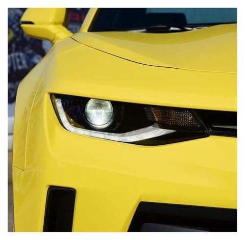 Couvercle abat-jour transparent phare avant voiture pour Chevy Camaro 2016 2017 2018 droit