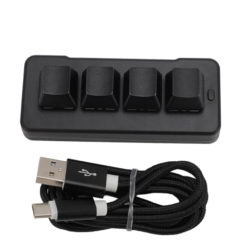 Teclado mecánico Yoidesu 4 keys con cable RGB USB