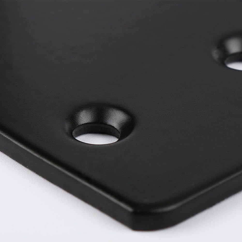 Staffe angolari regolabili a forma di L, confezione da 12 staffe angolate nere, supporto per mensole in metallo, accessori di fissaggio per mobili
