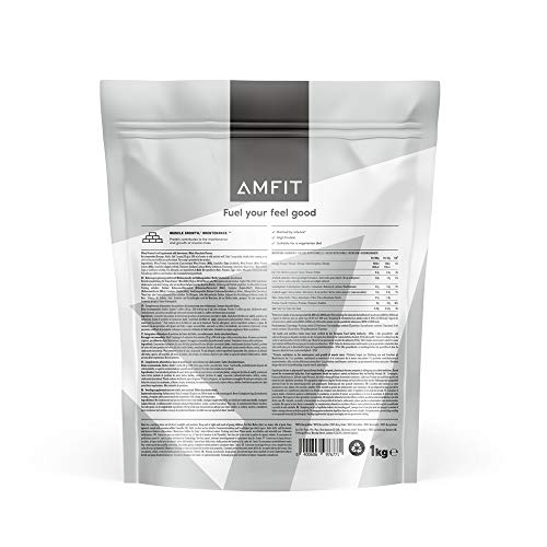 Amazon Brand - Amfit Nutrition Whey Protein Powder, White Chocolate Flavour, 33 Servings, 1 kg (Pack of 1) - Image 3