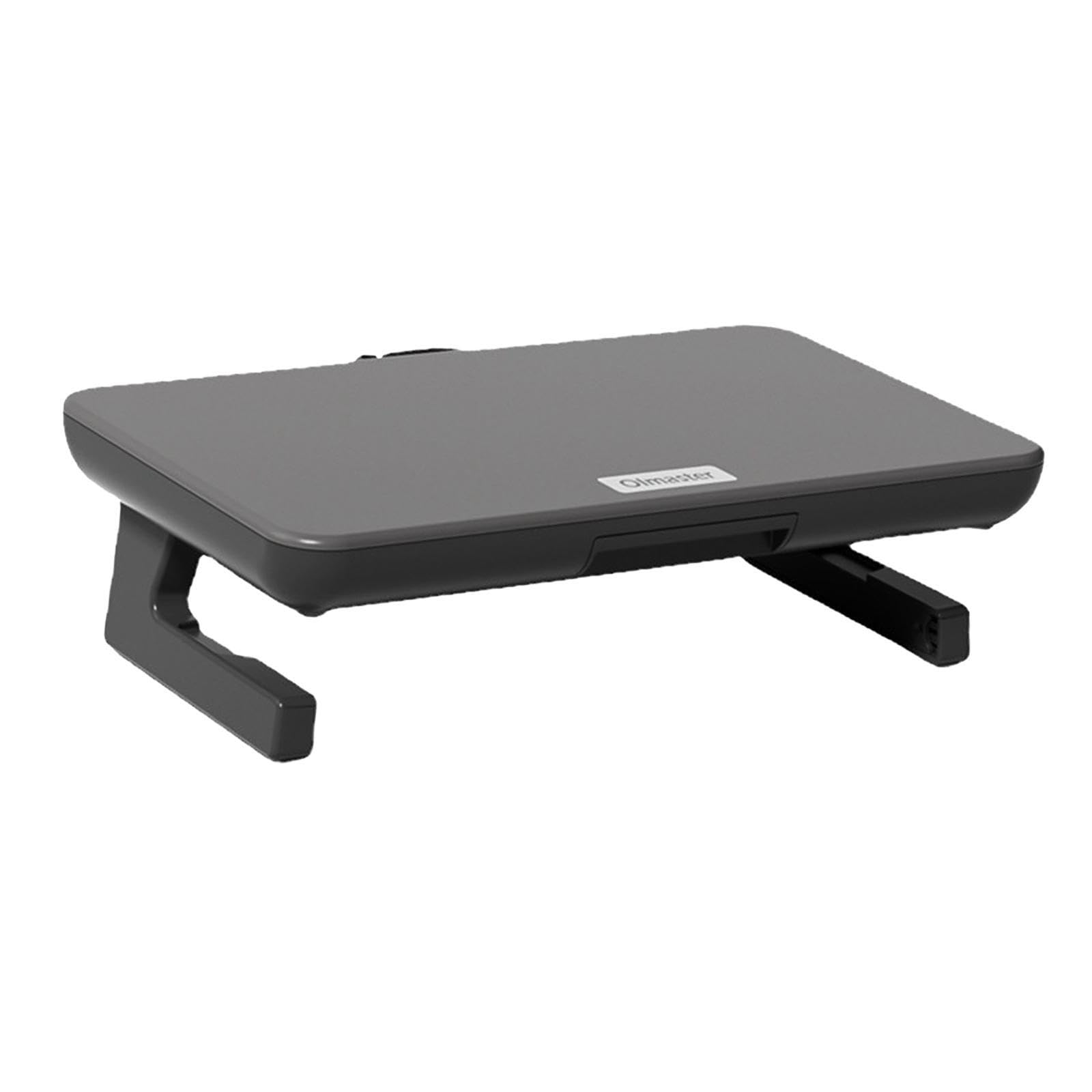 ALCXAZS Foldable Stand Riser With Two Heights And Integrated Storage Drawer Provides Neat Solutions For Essential Items Printer TV Computer Laptop Stands