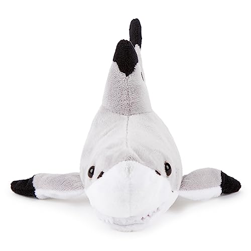 Zappi Co 100% Recycled Plush Black Tipped Shark Toy (30cm Length) Stuffed Soft Cuddly Eco Friendly animals Collection For New Born Child First kid - Image 4