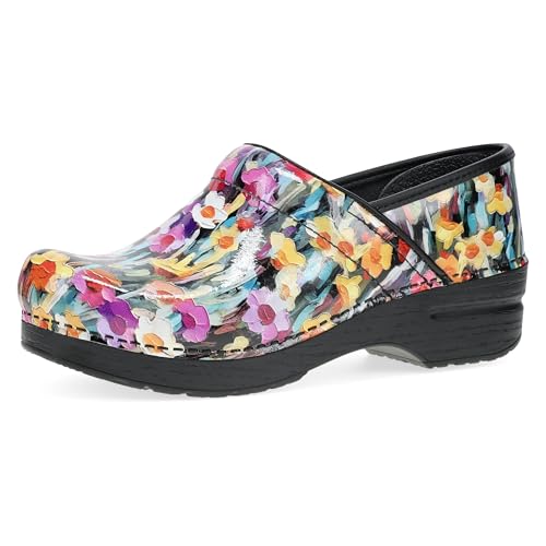 Image of Dansko Professional Slip-On Clogs for Women - Rocker Sole and Arch Support for Comfort - Ideal for Long Standing Professionals - Nursing, Veterinarians, Food Service, Healthcare Professionals