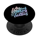 Photo Gallery jesus loves me and my tattoos - divertente citazione di fede cristiana popsockets popgrip intercambiabile Photo Gallery jesus loves me and my tattoos - divertente citazione di fede cristiana popsockets popgrip intercambiabile