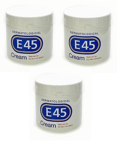 E45 Dermatological Cream 1.05kg Treatment for dry skin conditions Perfume free Hypoallergenic Better Value Triple Pack (Set of 3 x 350g tubs)