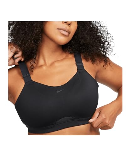 Nike W NK DF Alpha Bra brassière sport maintien fort fitness running femme noir