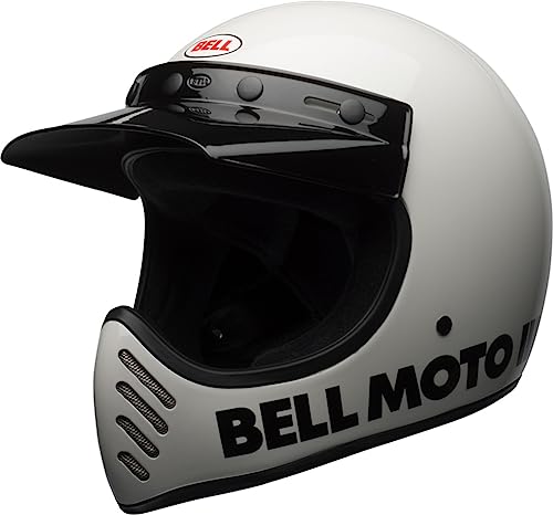 BELL Moto 3 Classic Enduro Casco (Blanco), L (59)