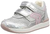  Geox Baby-Mädchen B Rishon Girl A Sneaker, Silber (Iridescent C0776), 20 EU