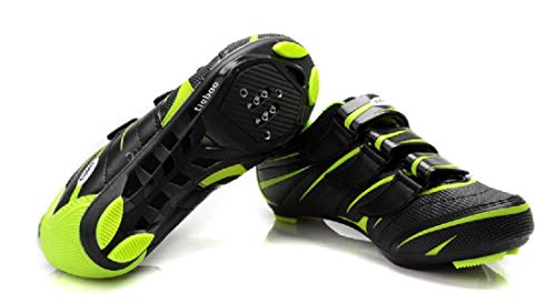 Tiebao Chaussures de Cyclisme pour vélos de Route de Course Professionnelles Respirantes Homme et Femme système Compatible Look et SPD - Image 5