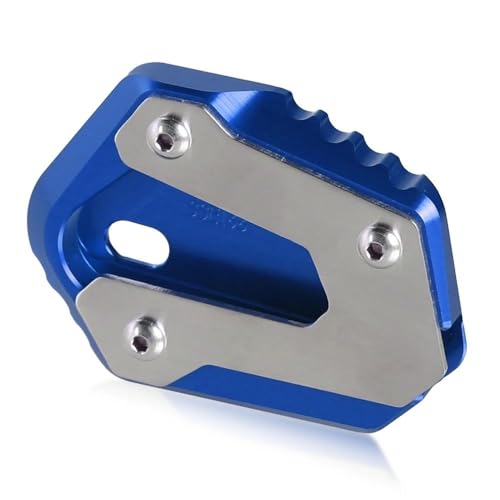Extension de béquille latérale V-Strom 650 pad de support en aluminium CNC bleu