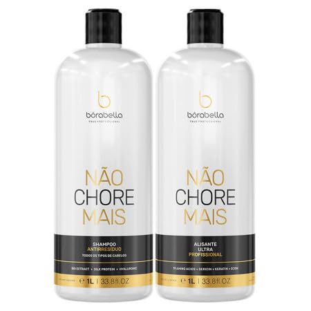 Professional Hair Smoothing & Repair Kit – Anti-Residue Shampoo 33.8 fl oz + Keratin Smoothing Treatment 33.8 fl oz + Intensive Hydration Hair Mask 35.2 fl oz