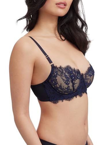Skarlett Blue Women's Entice Unlined Lace Underwire Balconette Bra 3241433