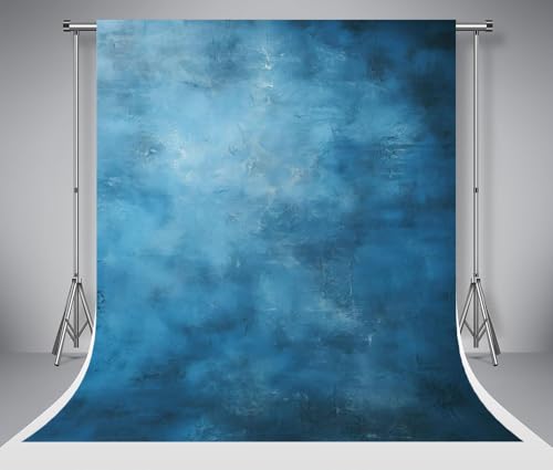 Kate Photography Backdrop 1.5x2.2m/5x7ft Dark Blue Abstract Texture Background Maternity Art Portrait Backdrop Photo Studio Wedding Photography Props