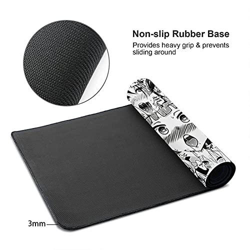 Large Anime Mouse Pad Extended Gaming Mousepad Long Non-Slip Rubber Hentai Desk Pads For Computer 11.8X31.5 In #TOP4
