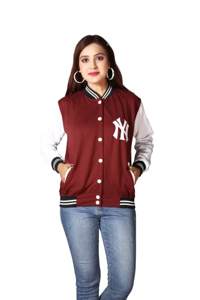 ameeha Stylish Varsity Jacket for women-picture-51