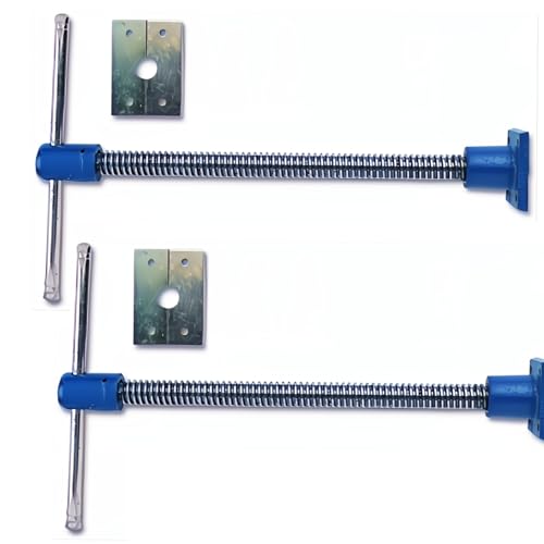 Bricoloco Husillo de apriete para mesa de trabajo de carpintero con rosca trapecial para mayor fuerza y sujección. Torno de...