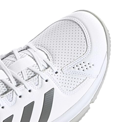 adidas Women's Court Flight, White/Grey/Grey, 7.5 - image 6