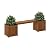 Furinno FG16011 Tioman Hardwood Flower Box, Brown
