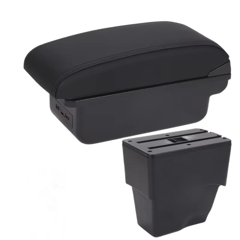 Sxqpocar B2 Black Line 3Usb For Fiat Pulse 2023 Car Armrest Box Central Auto Storage Box Replacement Parts