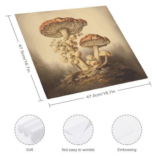 Servilletas de Tela Cuadradas 18x18 Pulgadas Pack x4 miniatura 2