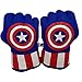 TIANLE U/C Kids Spiderman Boxing Gloves Smash Hands Fists Iron Man Captain America Cosplay Soft Plush Boxing Training Gloves Toy Gift,Thanos-A