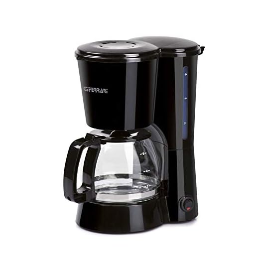 G3 Ferrari Grancafè G10063 - Máquina de café americano y de infusión de cebada, 650 W, 1 litro, plástico, negro