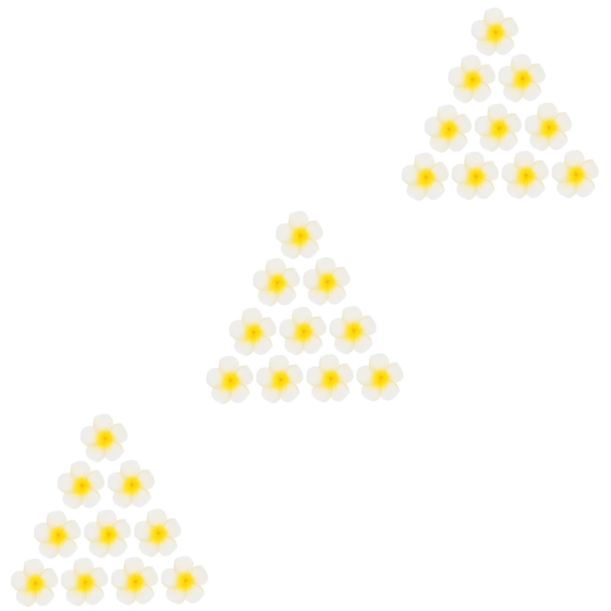 300stücke Künstliche Plumeria Blumen Hawaiian Frangipani Für Hochzeit Party Und -Dekoration Lebendige Farben Vielseitig Einsetzbar Für Kreative Projekte