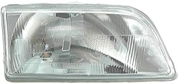 right headlamp passenger side headlight assembly projector front light car lamp chrome lhd headlights compatible with citroen ax 1986 1987 1988 1989 1990 1991 1992 1993 1994 1995 1996 1997 1998 VP941P