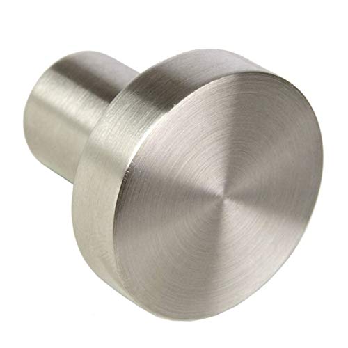SOTECH 10 pièces Boutons de meubles EK03 Ø 20 mm Acier inox brossé Pommeau de meuble de