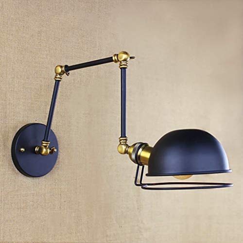 Lampe de fer rétro avec bras long pliant pour orienter précisément la lumière de votre bar