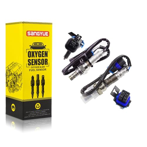Sangyue 2PCS Oxygen O2 Sensor 1 & 2 for 1997-2003 Buick Lesabre 3.8L Park Avenue Regal Riviera 3.8L Upstream + Downstream