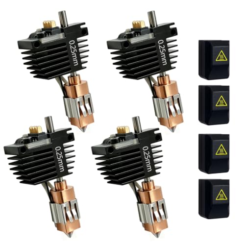 4‑Pack 0.2mm Creator 5 Nozzle for Flashforge Creator 5 Pro Hotend