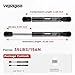 Vepagoo 10 Inches 35 Lb/156N Gas Shocks Struts Lift Supports Compatible with Truck Pickup Tool Box Lid RV Door, Set of 2