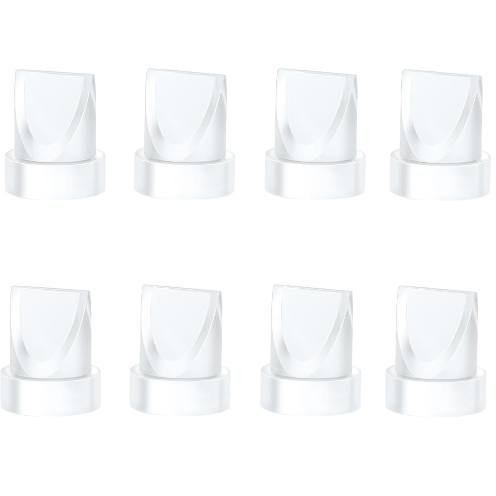 Entenschnabelventile, kompatibel mit Momcozy M5 tragbarer Milchpumpe und Momcozy V1 / V2 Freisprechpumpen, M5/V1/V2 Milchpumpe, Ersatzzubehör, 8 Stück