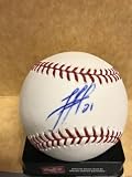 Junior Lake Twins/cubs/blue Jays Signed Autographed M.l. Baseball W/coa - Autographed Baseballs
