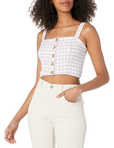 GUESS Women's SL Bella Tweed TOP, New Light, X-Large
