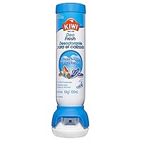 KIWI Shoe Deodorant, Everyday Heel to Toe Freshness, 100 ml