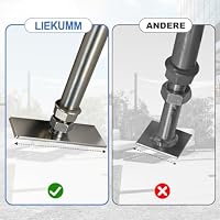 LIEKUMM Rollstuhlrampe 243 cm, 300 kg Tragkraft Aluminium Rampe Rollstuhl – Ansicht 8