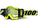 100% Unisex-Adult Speedlab (50220-004-02) ACCURI Forecast Goggle Fluo Yellow-Clear Lens, One Size