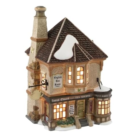 Department 56 Dickens' Village Joseph Edward Tea Shoppe , 7.36 Inch Cover