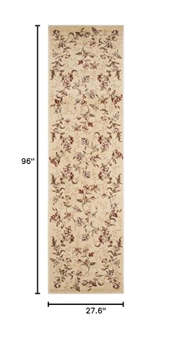 Tapete SAFAVIEH Lyndhurst 2'3" x 8' Beige Tradicional miniatura 2