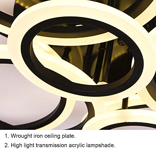Eclairage de plafond LED moderne dimmable 3000K-6000K avec télécommande - 6