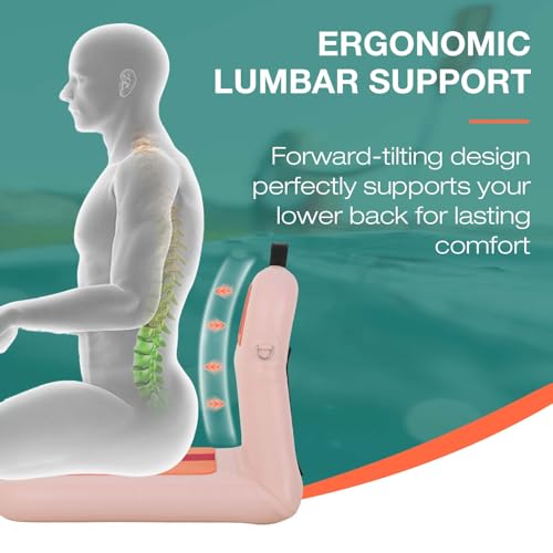 Image of Niphean Inflatable Kayak Seats with Back Support,Ergonomic Paddle Board Seat