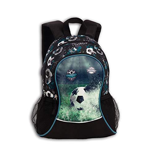 Fabrizio 20545 0100: Mochila infantil  35 x 27 15 cm  poliéster   diseño de balón