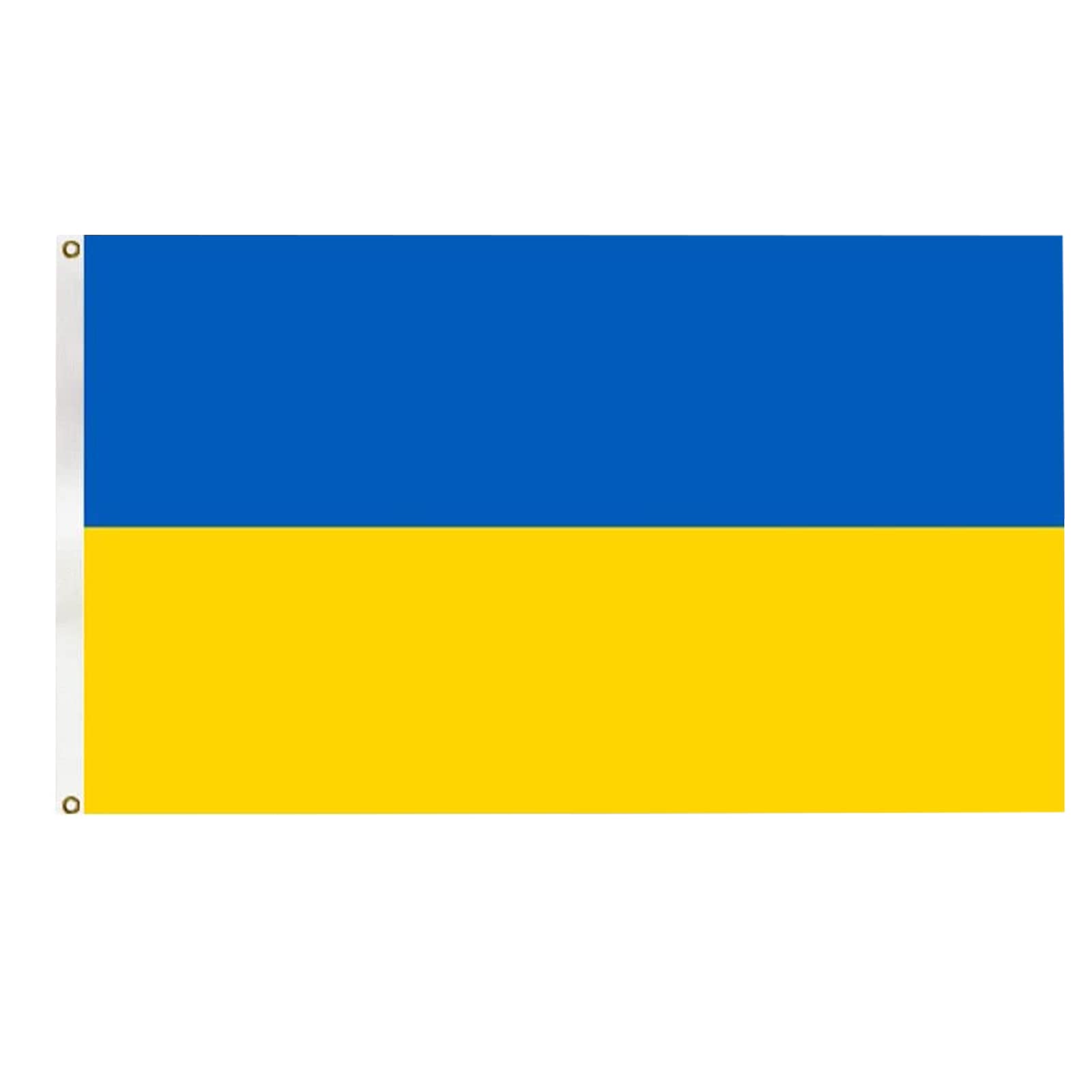 Ukraine Flagge – 90 X 150 Cm, 100% Polyester, Mit Zwei Ösen